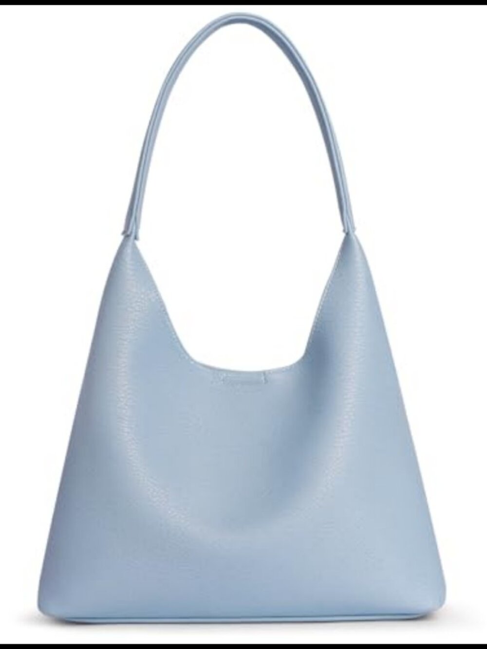 Slouchy Hobo Shoulder Bag Vegan Leather Small Everyday Purse Magnetic Closure